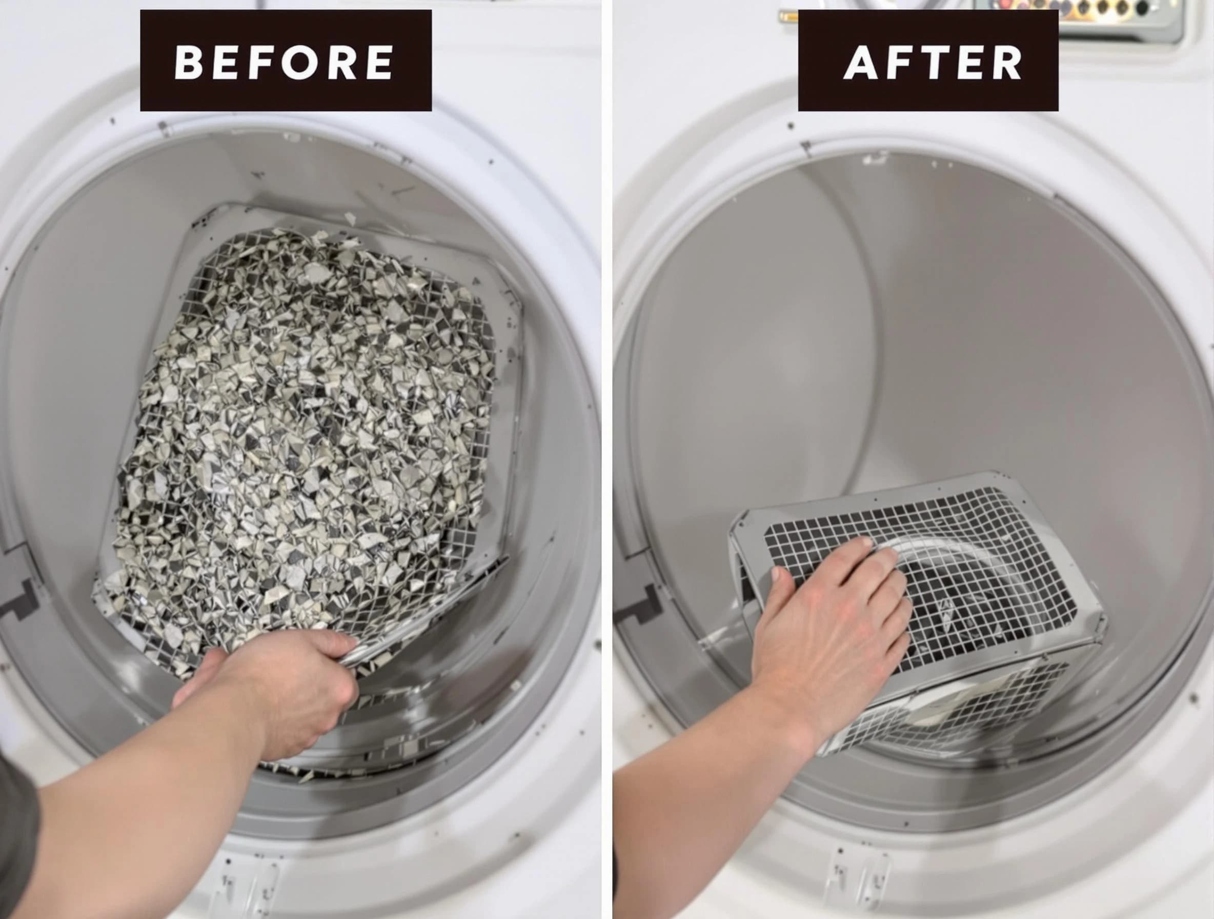 Professional lint trap cleaning by Highland Lakes Dryer Vent Cleaning in Highland Lakes