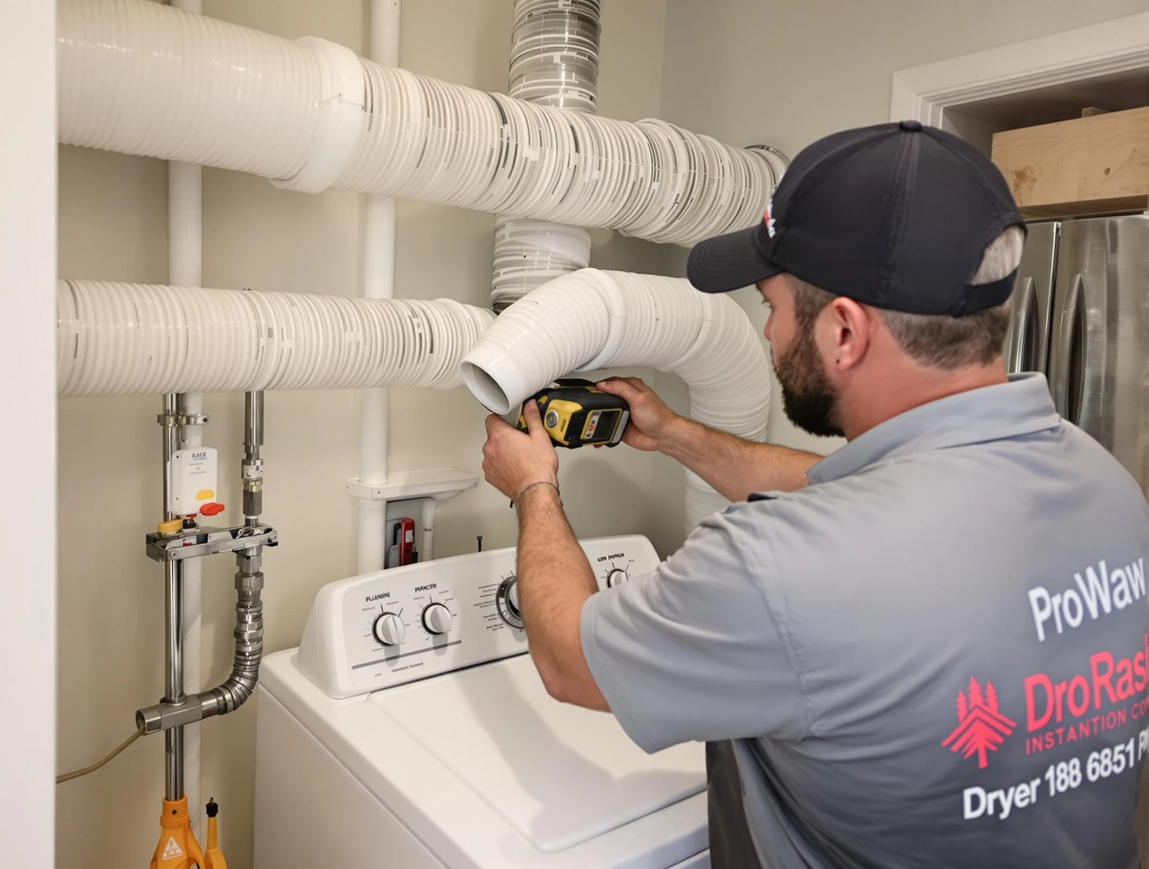 Professional dryer vent hose installation by Highland Lakes Dryer Vent Cleaning in Highland Lakes